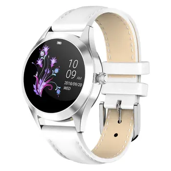 

KW10 Female Round Screen Smart Watch Waterproof Heart Rate Detection Menstrual Period Information Reminder Sleep Monitoring