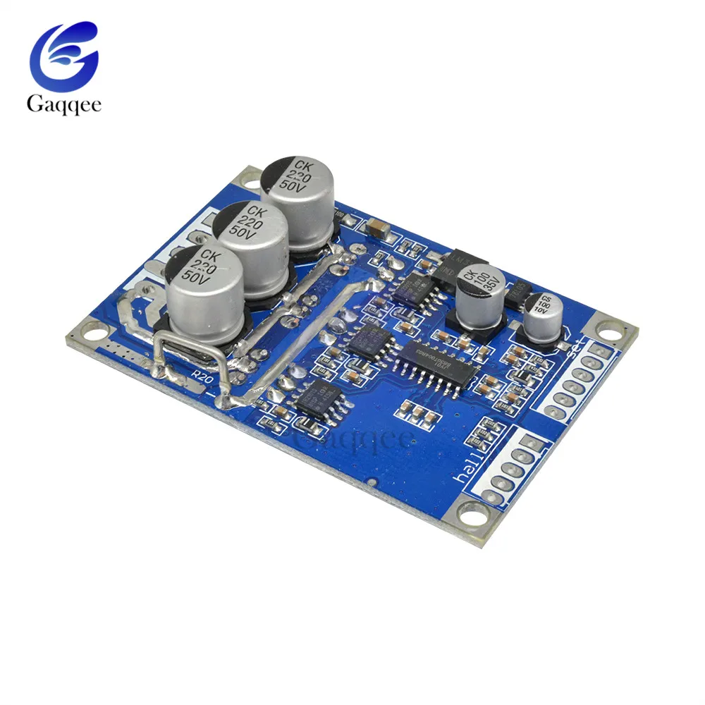

PWM Hall Motor Balancing Brushless Motor Controller DC 12V-36V 500W Automotive Balanced BLDC Car Driver Control Board Module