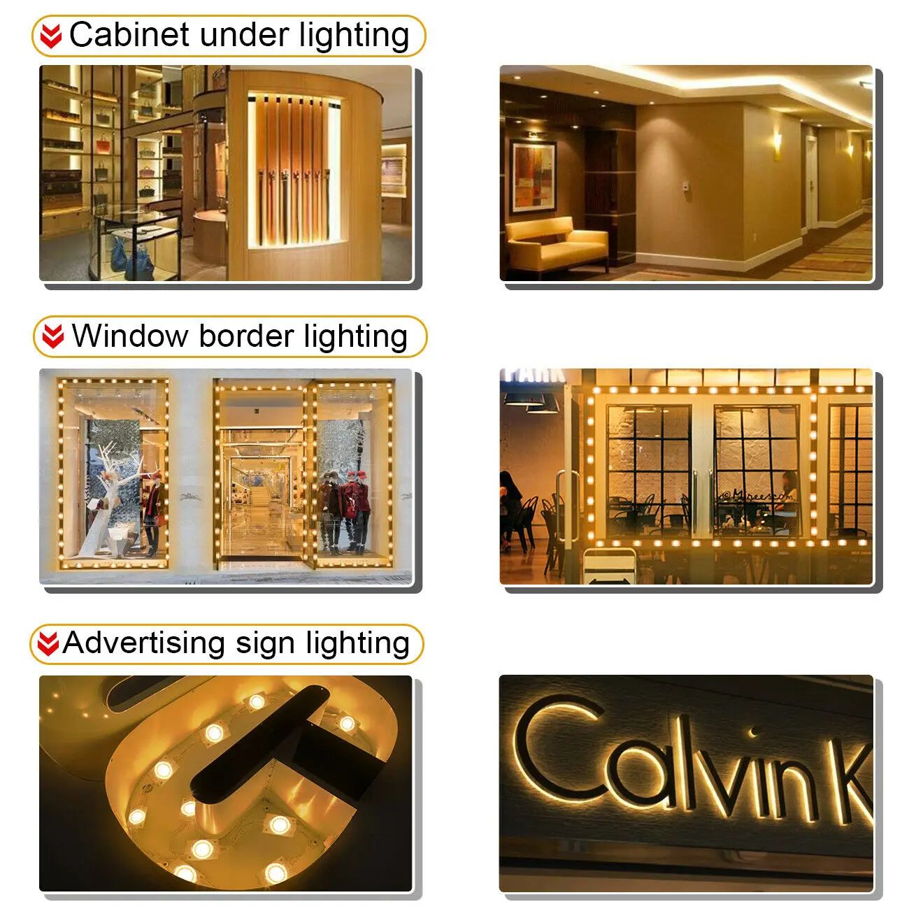 20pcs Led Module 12V COB Light Advertisement Design Sign Backlight Shop Banner Waterproof IP65 White Red Green Blue Yellow Pink
