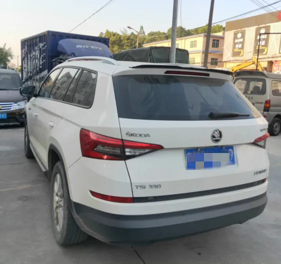 Для SKODA kodiaq спойлер AC Стиль автомобиля заднее стекло крыша крыло белый черный цвет или Грунтовка Краска спойлер от до