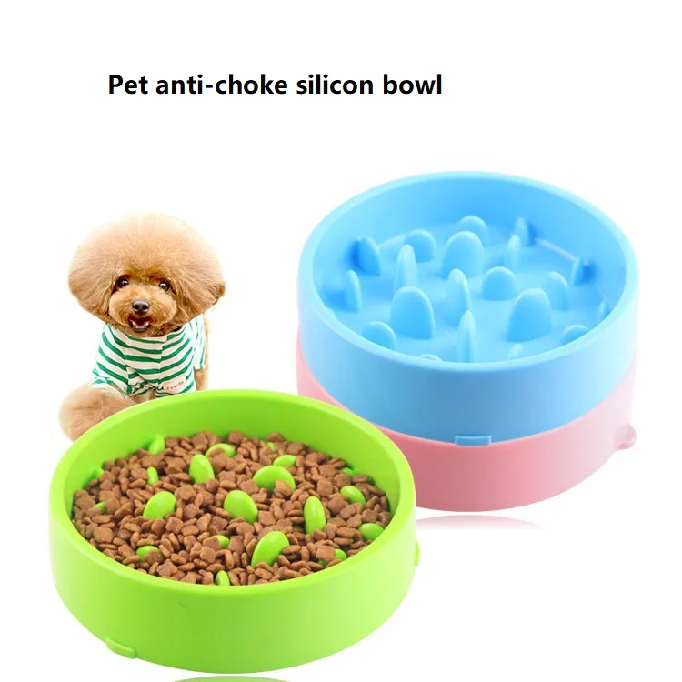 Антидроссельная миска для домашних животных кормушка кошек и собак силиконовая