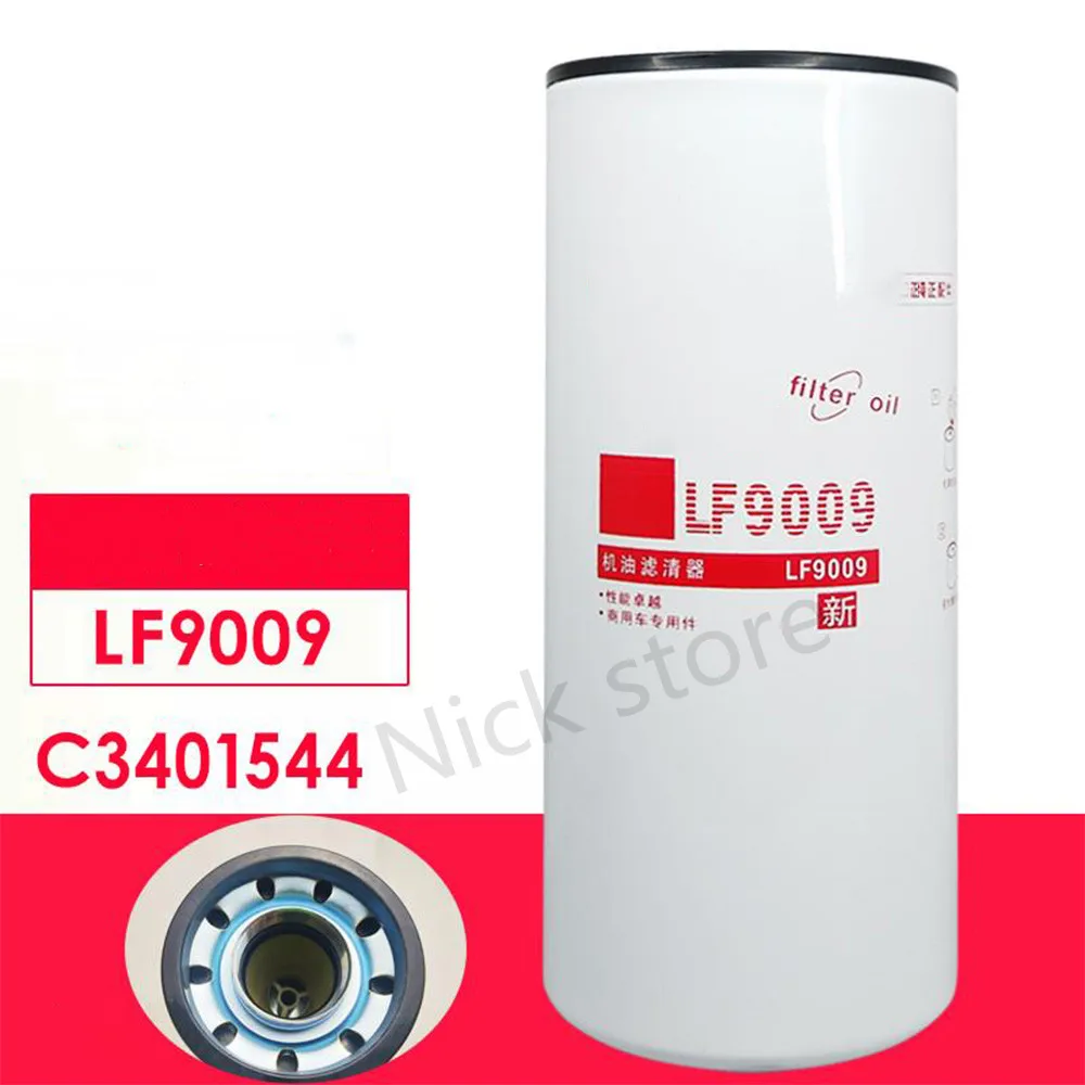 

Oil Lube Filter LF9009 For Cummins ISC 8.3L and ISL 9.0L Diesel Engines Replace OEM JLX-350 3401544 AT193242 1216400561