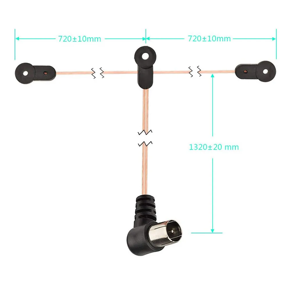 Antenna FM DAB Interna - Base Magnetica, Cavo 3m, Per Stereo E Hi-Fi - Foto 3