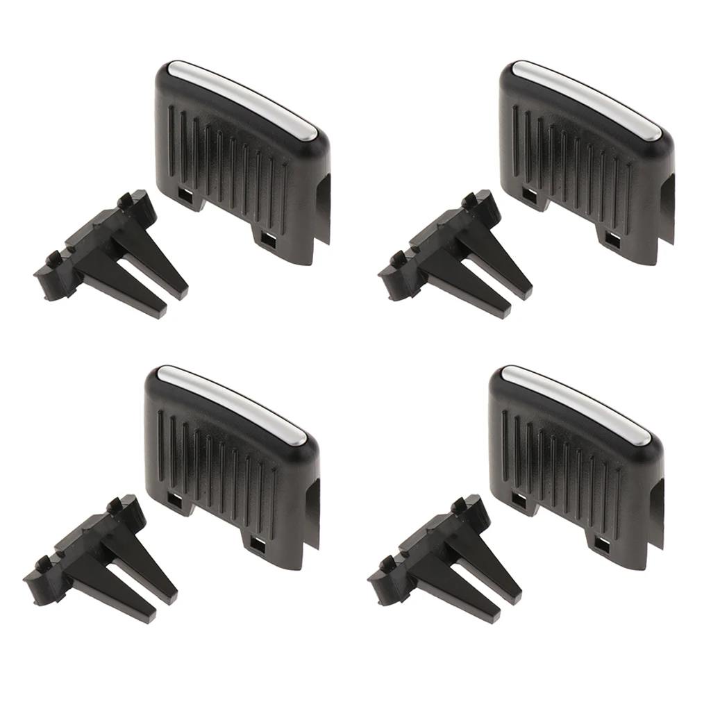 Pack of 4 Front Row Fresh Air Grille Clips Air Conditioning Vent Outlet Tab Clip for VW Sagitar