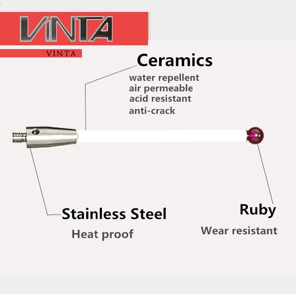 Керамический зонд с рычагом, стрелочный индикатор, рубиновый измерительный наконечник, головка,, 1 шт./лот, CNC M3 CMM, игла, Немагнитный калибровочный стержень