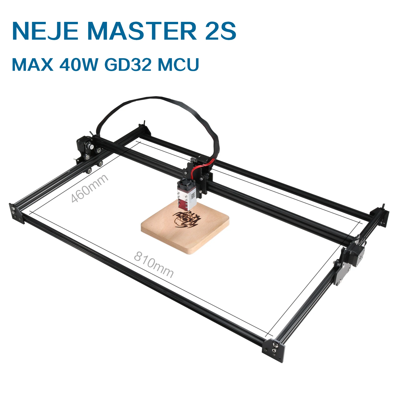 NEJE Master 2S Max 40 Вт лазерный гравировальный станок с ЧПУ для лазерной резки и