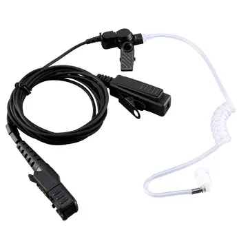 

New Surveillance Air Tube PTT Earpiece Headset Mic for Motorola DP2400 XiR P6620 MTP3250 MTP3200 Two Way Radio Walkie Talkie