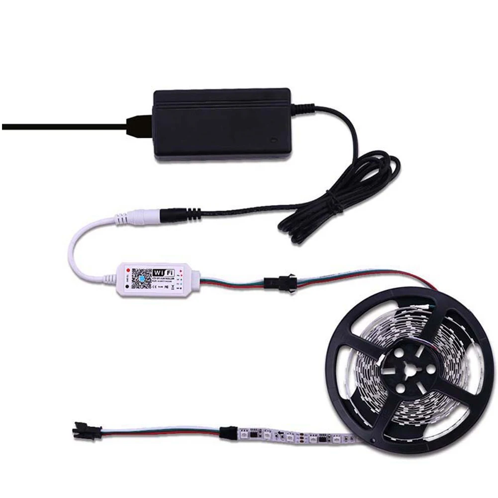Мини Wi-Fi 12-24 В для дома, для световых лент, затемняющий DIY Pixel WS2811/1903, аксессуары, музыкальный таймер, режим, умный светодиодный контроллер