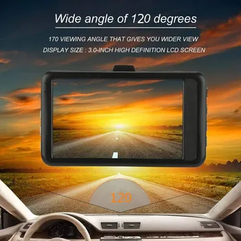 

3.0 inch LCD Camera Video Car DVR Recorder Full 1080P G-Sensor 32GB Motion Detector Cycle Recording 120 degree