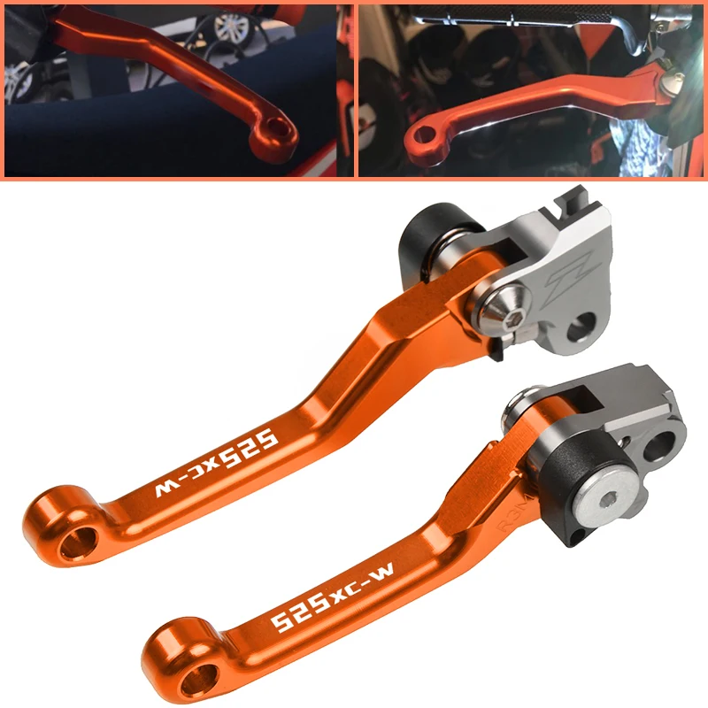 

FOR KTM 525XC-W 2005 2006 2007 Motorcycle Dirt Bike Brake Clutch Levers Motorcross CNC Aluninum handle levers 525 XC-W 2005-2007