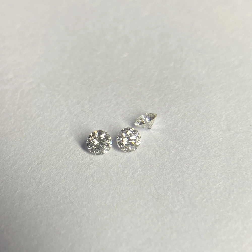 Meisidian H SI2  Excellent Cut Loose Gemstnoe Natural Diamond 2MM