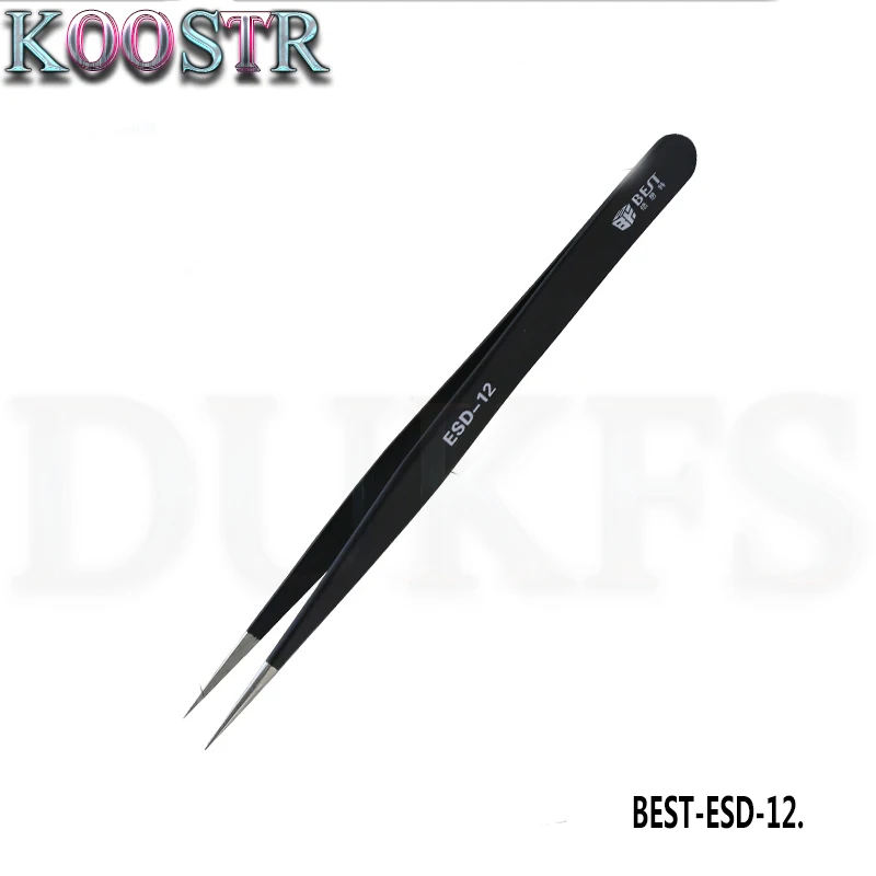 BST-12ESD антистатические ESD пинцеты в комплекте немагнитные высокие Hradness из