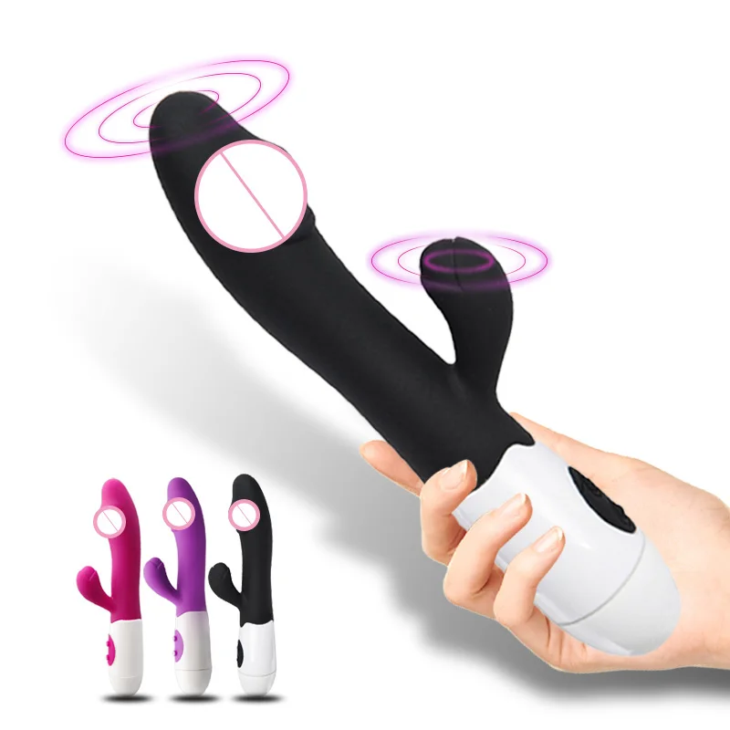 30Speeds G Spot Vibrator for women Dual Vibration Silicone Waterproof Erotic Toys Sex Masturbation Dildo Adult
