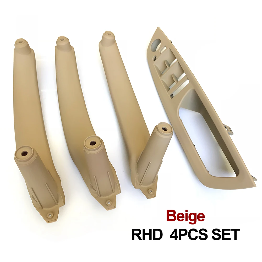 4-teiliges Set Auto vorne Fahrertür griff Armlehnen abdeckung Innen tür Zug griff verkleidung Verkleidung für BMW x5 x6 e70 e71 2011-2015 – Detail 14