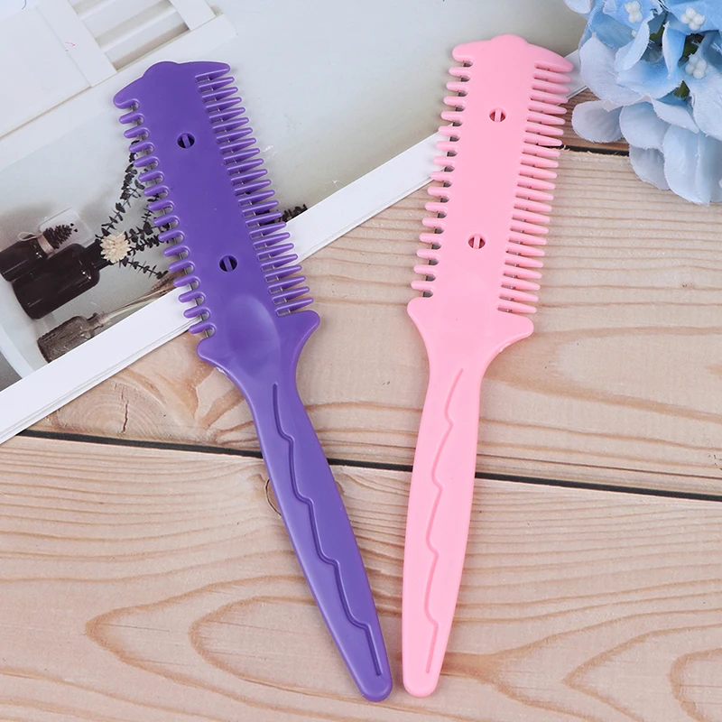 New Hair Razor Comb Scissor Tools Hairdressing Trimmers Hair Shaving Blades Cutting Thinning Beauty Styling Hair Cutting Comb