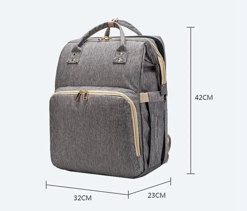 MOTOHOOD Mother Diaper Bags For Mom Multifunctional Nappy Bag Bed Backpack For Women Waterproof Mother Bag Baby Bags (13)