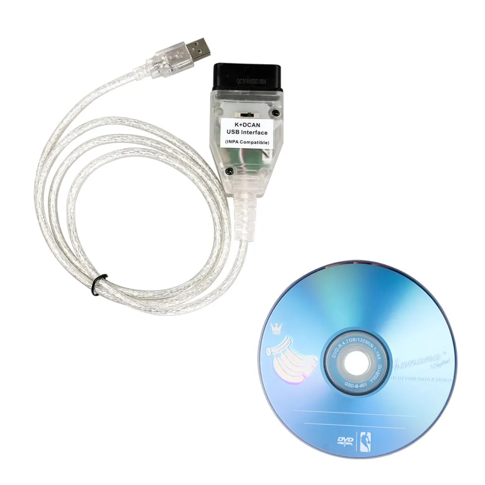 INPA K + CAN с FT232RQ чип Диагностика для BMW от 1998 до 2008 полная PCB DCAN USB интерфейс|Кабели и