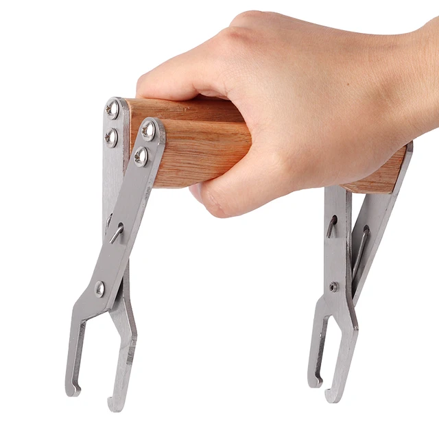 1Db Méh Kaptárkeret -Tartó Markolat Szerszám Méhész Felszerelés Megragadó Lift Fa Rozsdamentes Acél Méhészeti Szerszámok - Image 4