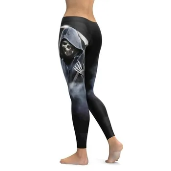 

Nightmare before Christmas Gothic Halloween Leggings Women Printed Plus Size Leggings High Waist Leggins Spandex Legging Mujer