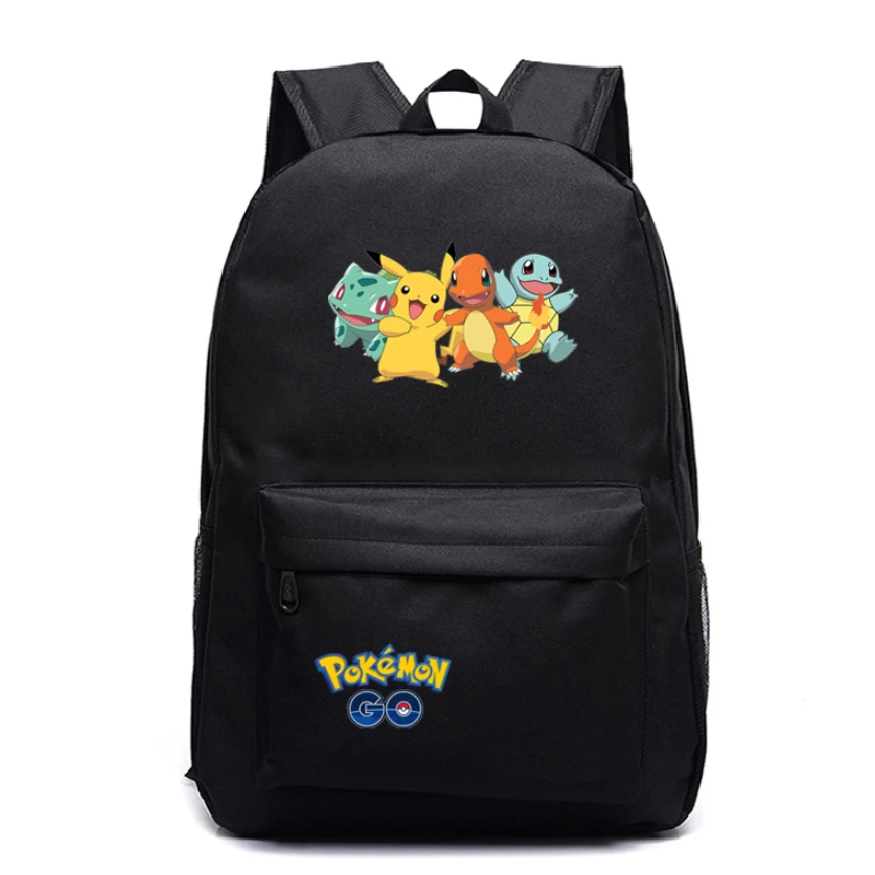 Покемон рюкзак Пикачу подростковые рюкзаки для мальчиков и девочек обратно в школьный подарок рюкзак чармандер, Сквиртл Bulbasaur школьные сумки