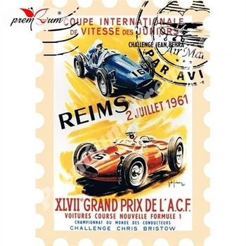 

Fridge magnet souvenir Grand Prix Репринт винтажного постера