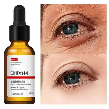 

15ml Eye Serum Hyaluronic Acid Essence Moisturizing Dark Cream Care Eye Serum Whitening Circles Caffeine Eye Remover