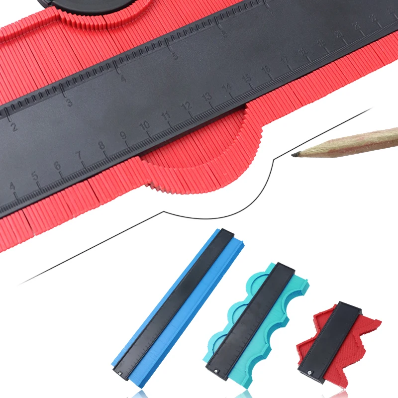 

5/10/20'' Plastic Contour Gauge Profile Copy Gauge Marking Ruler For Auto Shape Duplicator Tiling Laminate Tiles Measuring Tools