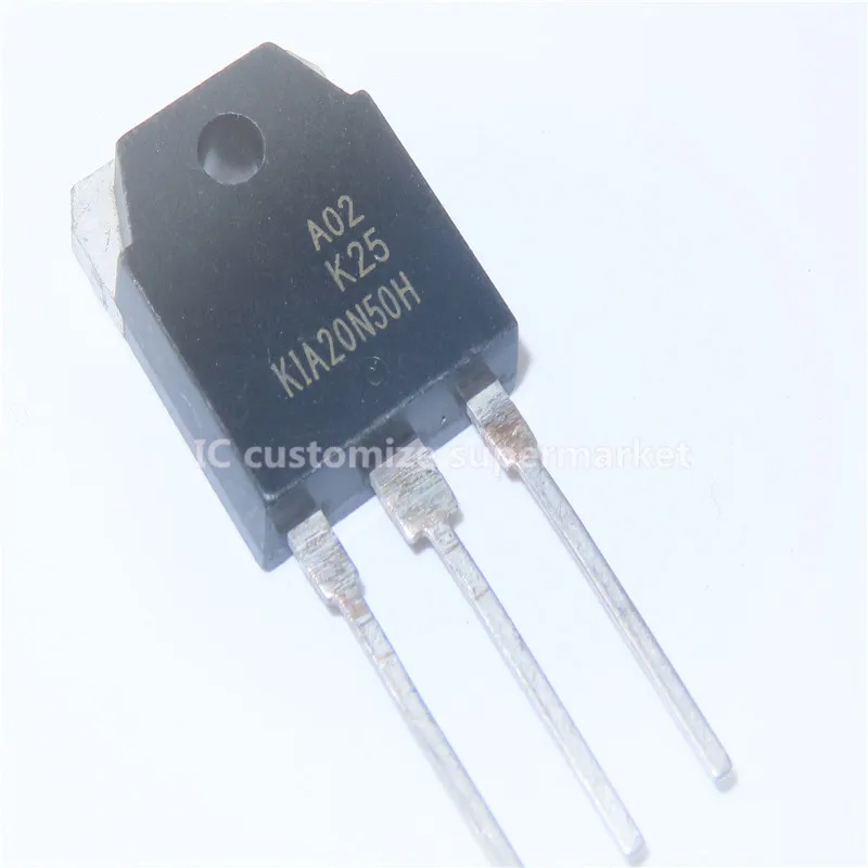 

5PCS/LOT NEW KIA20N50H TO-3P 500V 20A Triode transistor