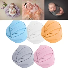 Newborn Baby Photo Props Blanket Wrap for Stretch Shoot Skin-friendly Prop Photography Clothes Soft Elastic Infants Photography