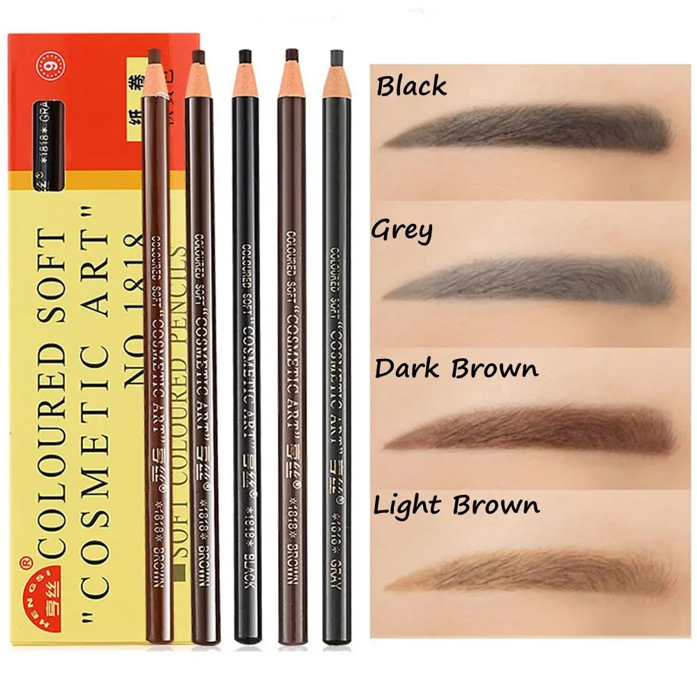 Portable Longlasting Waterproof Drawing Enhancer Eyebrow Tattoo Liner Pencil Eye Makeup Microblading | Красота и здоровье
