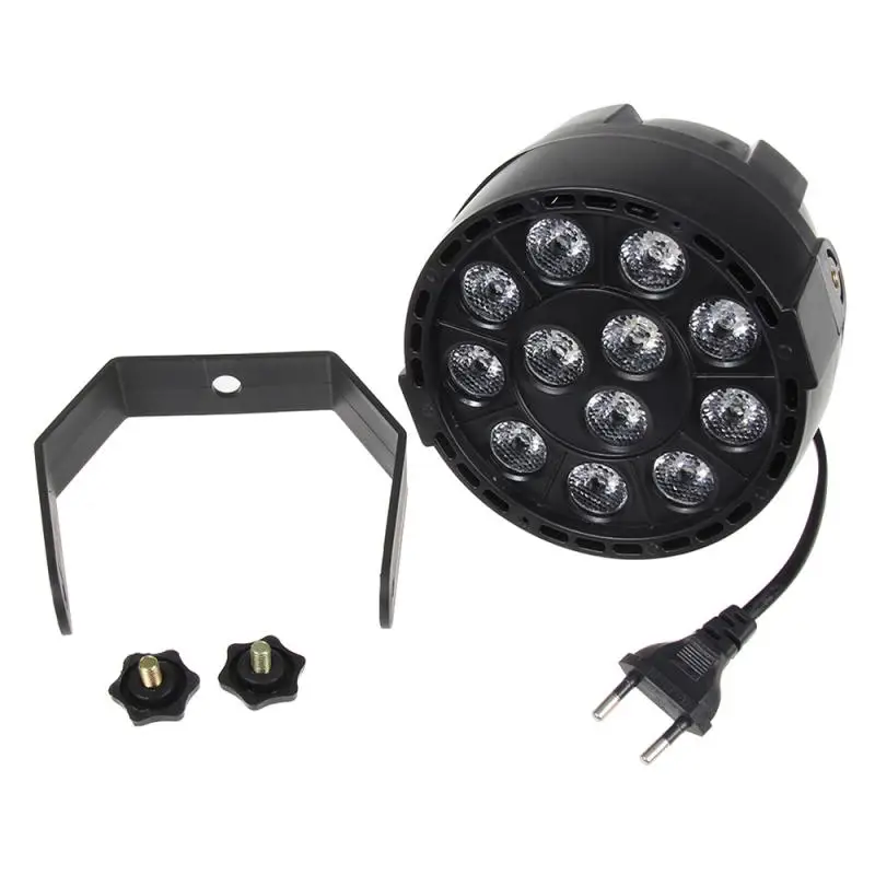 RGBW сценические огни 12 шт. светодиодный 8CH DMX512 Par вечерние для дискотеки, паба, DJ освещение шоу для клуба, бара, DJ сценические вечерние, голосовое управление
