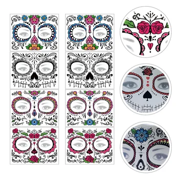 

8 Pcs Chic Convenient Practical Paper Stickers for Home Holiday Halloween