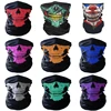 2pcs Halloween Face Mask for Cold Men's Neck Gaiter Shield Scarf Elastic Balaclava Headbands Headwear Windproof Skull Bandana 1