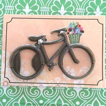 

Vintage Bicycle Bike Shaped Wine Bottle Opener Wedding Favor Party Guest Gift Present