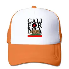 Сетчатая Кепка на заказ бейсбольная кепка Калифорнийский медведь Регулируемая Спортивная Кепка s