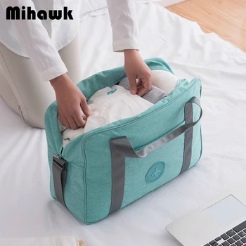

Mihawk Casual Solid Color Travel Bags Women's Clothes Shoes Organizer Luggage Handbag Classification Tidy Pouch Accessories Gear