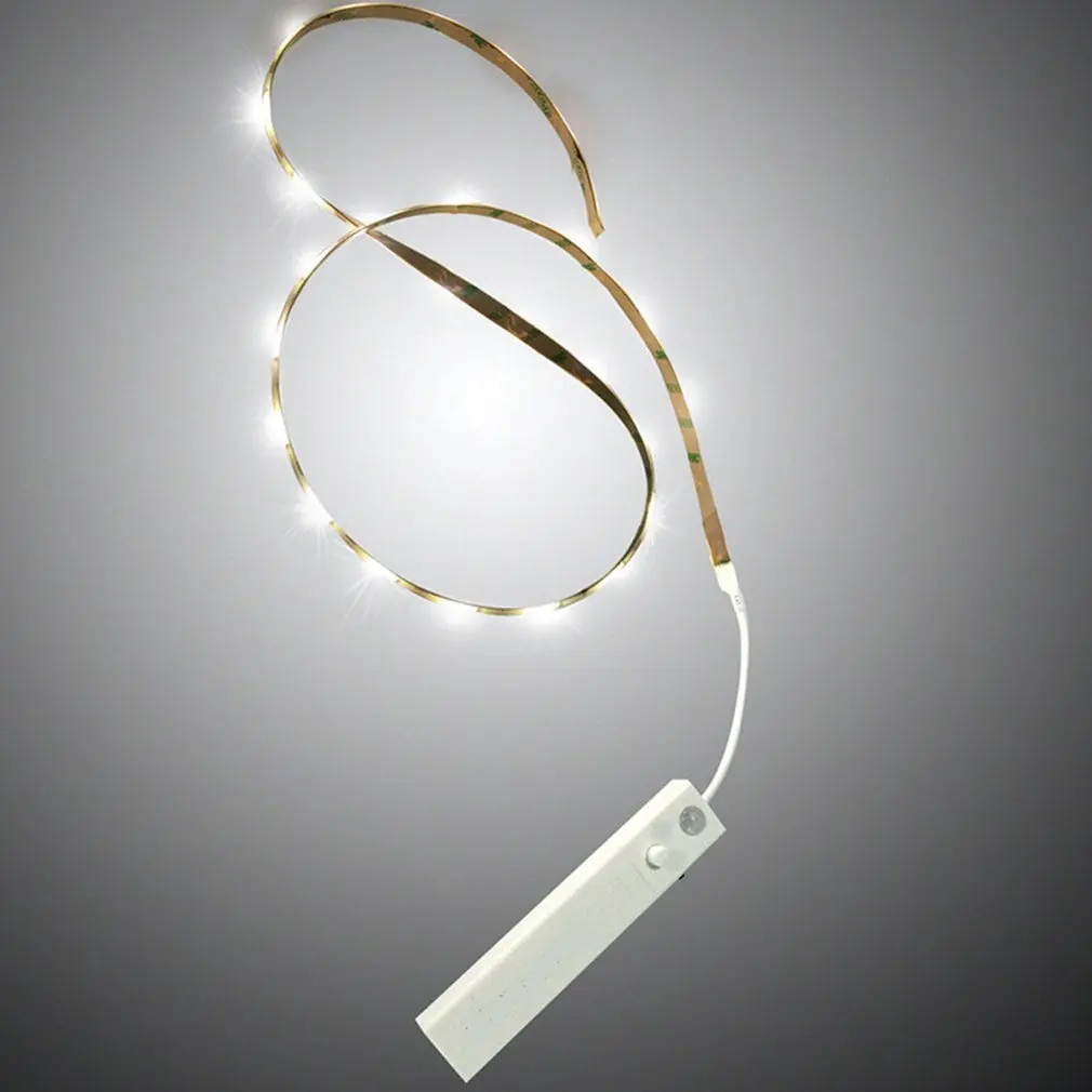 ICOCO Strip Light- LED Induction Light Bar- AAA Battery Box Human Body Light Bar Wardrobe Light with LED 3000K