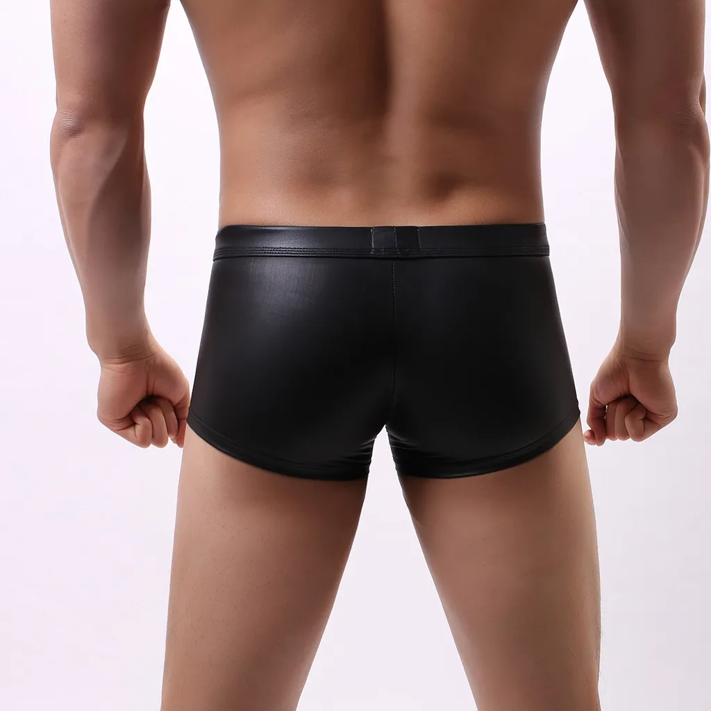 Боксеры, мужское нижнее белье, стиль, сексуальное Лакированное нижнее белье, модное сексуальное нижнее белье, мужское удобное calzoncillo hombre