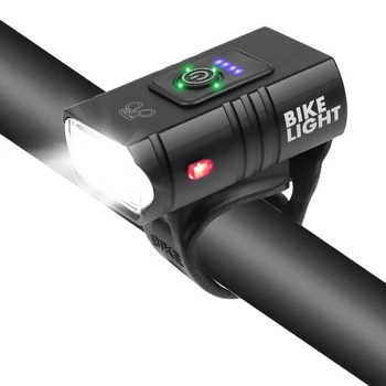 

LED Torch Bike Front Light Rainproof USB Rechargeable Bicycle Light 2000LM Cycling Headlight LED 1200mAh Flashlight Bike Lamp
