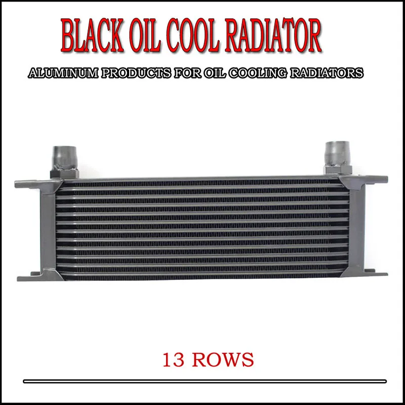 

silver black 13 rows an10 universal aluminum engine transmission racing oil cooler high quality radiator