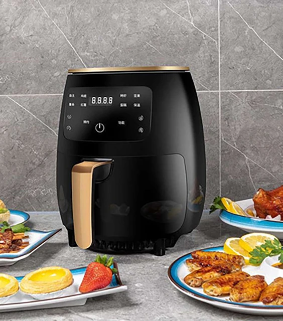 Fryer, 4 Quart Small Air Fryer, 5-in-I Less Oil Airfryer, 1400W Air Fryer  Oven Pizza Cooker, Non-Stick Fry Basket, Over Heat Pr - AliExpress