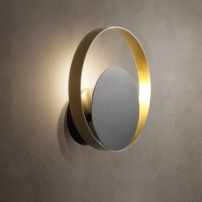 Nordic Wall Lamp Copper Arandela LED Mirror Light Fixtures Bedroom Sconce Wall Lights For Home Lighting Beside Bathroom Lamps