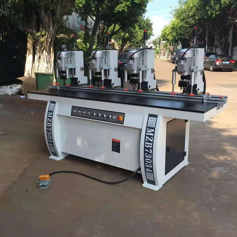 New single head side drilling machine woodworking cabinet door holes drill furniture wood board boring machine