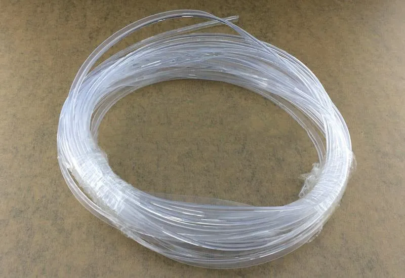 5M Dia.3mm Clear T-type Invisible Skirt Side Glow Fiber Optic Cable Car Interior Pickup light DIY w/Side ribbon PMMA Mount RGB
