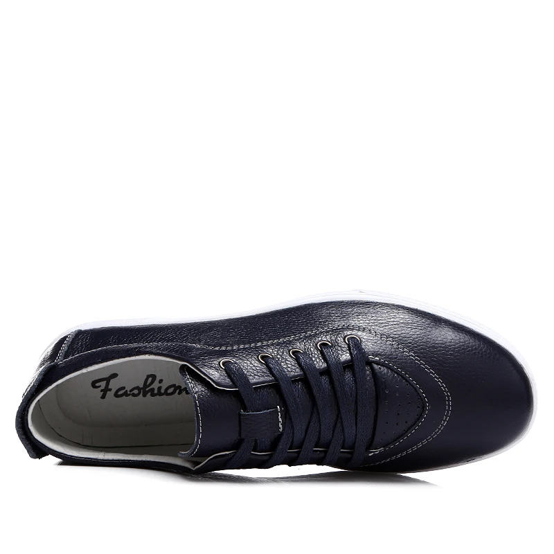 Новые Брендовые мужские повседневные кроссовки; модные однотонные дизайнерские мужские кожаные туфли; легкие удобные туфли на плоской подошве; простые белые туфли на плоской подошве