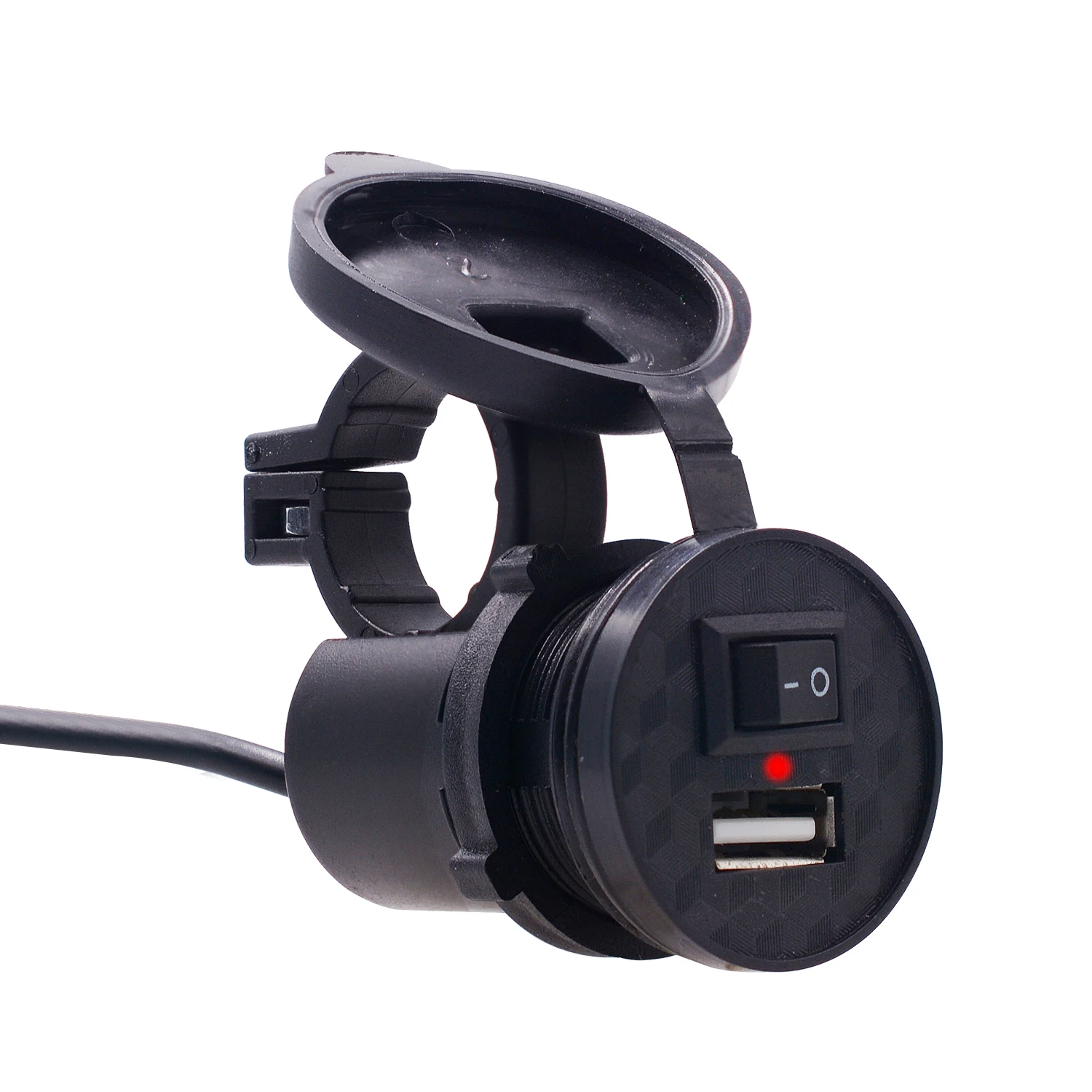 12V USB мотоцикл Зарядное устройство Мощность розетка адаптер Водонепроницаемый с