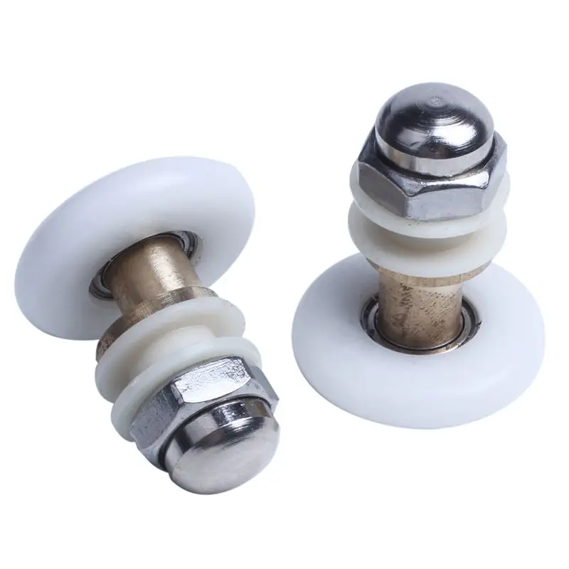 

8 x Replacement Shower Door Rollers Runner Pulley 27 mm Wheel Diameter