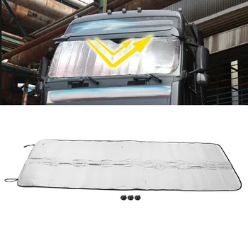 

Car Windshield Sun Shade Reflector Anti UV Protector Screen Aluminum Foil Sun Visor Cover Block Truck Car Accessories 220*80cm