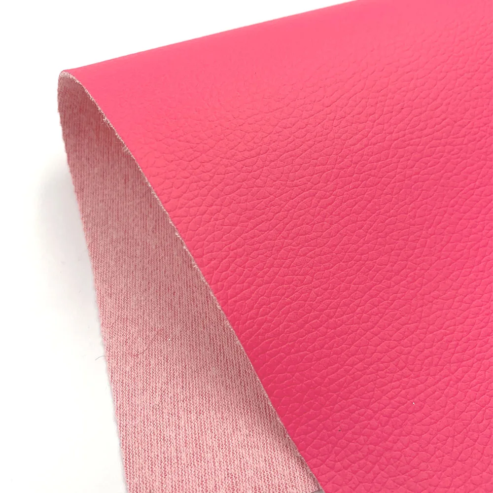 7PCS Rainbow Litchi Pattern PU Leatherette Fabric Faux Leather For Sewing Bag Clothing Sofa Car DIY Material 20X30CM Sheets