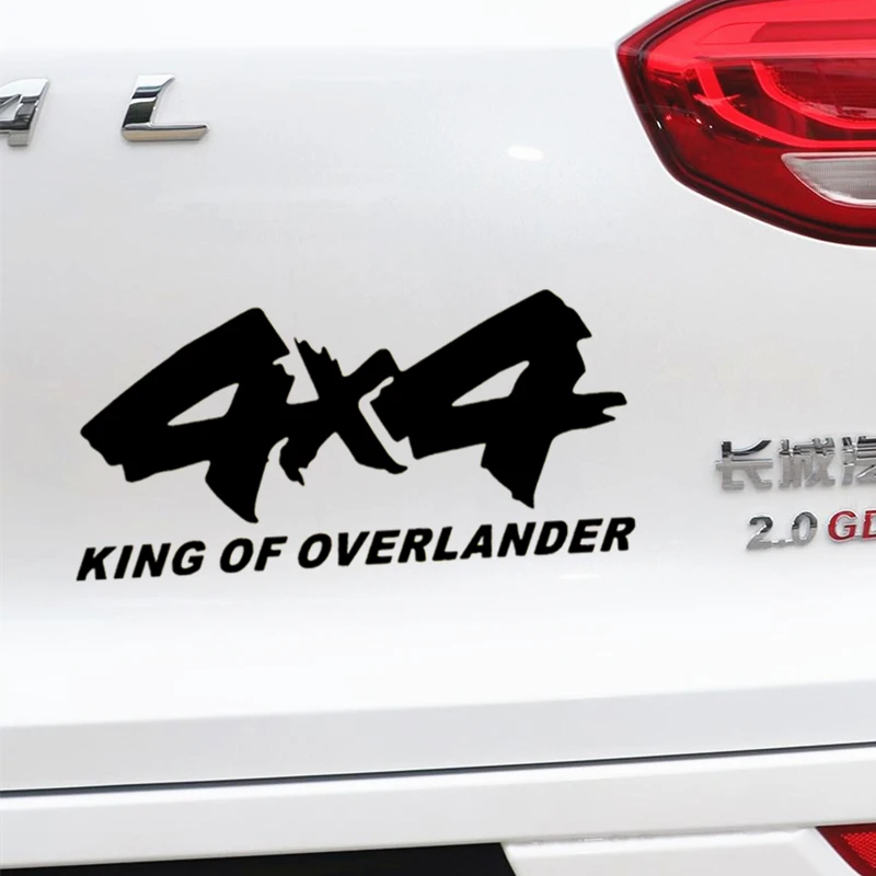 Автомобильные наклейки Король оверландера 4x4 креативные Декоративные для
